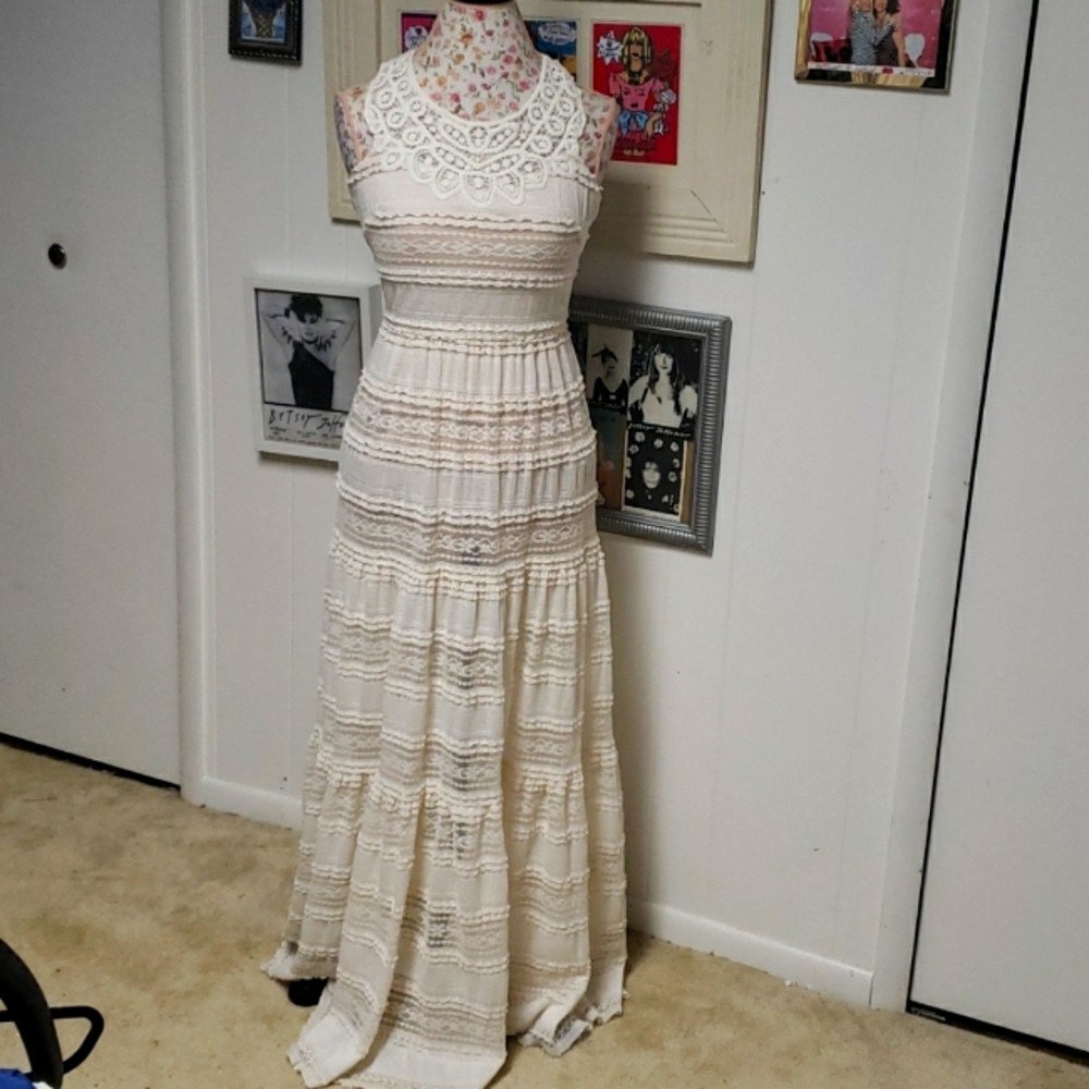 Eliza J lace maxi dress